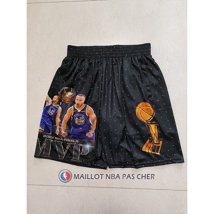 Short Golden State Warriors MVP 2022 NBA Finals Noir